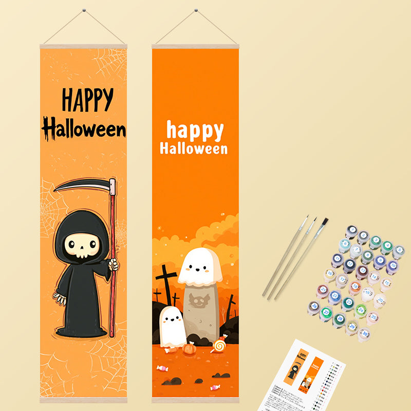 Adorable Reaper & Candy Ghosts 2 Pack PaintlyKit