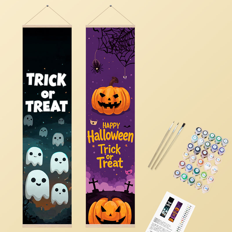 Friendly Ghosts & Spiders 2 Pack PaintlyKit