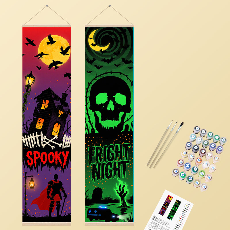 Fright Night Scenes 2 Pack PaintlyKit