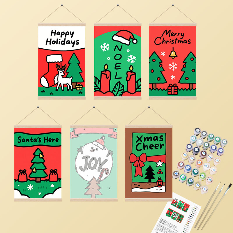 Bold Classic Christmas 6 Pack PaintlyKit