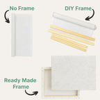 Paint by number canvas frame 3 options