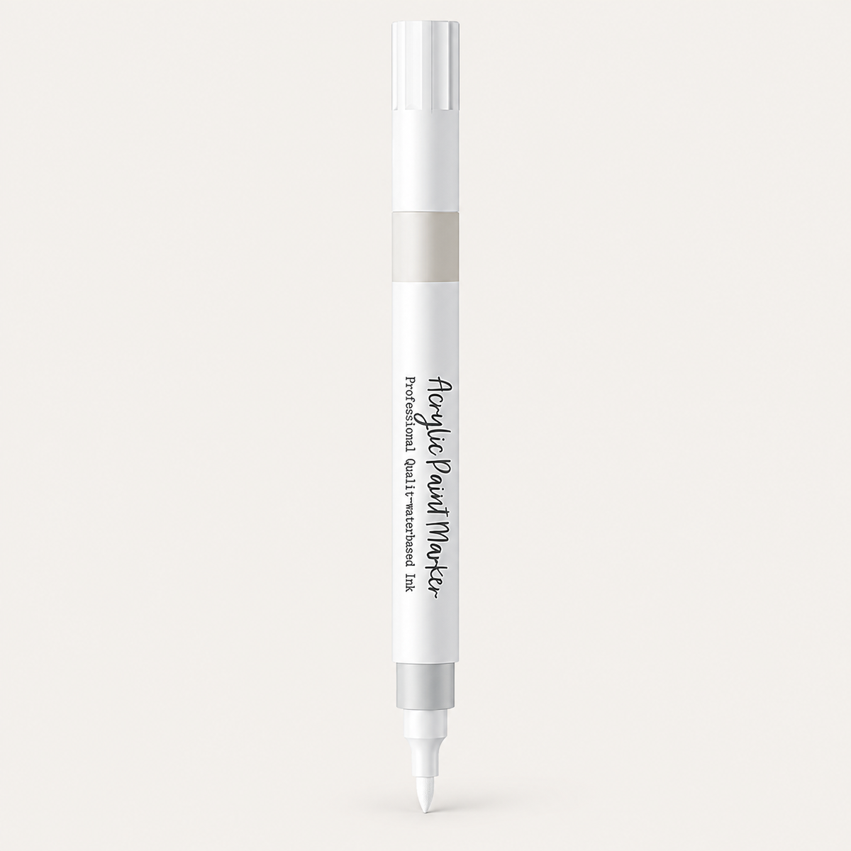 Acrylic Paint Correction Pen on warm off-white background